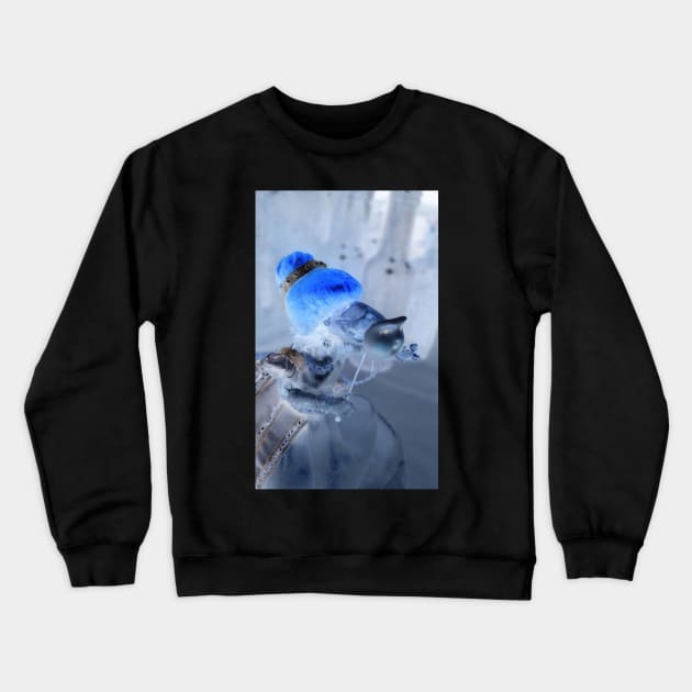 At Midnight (negative) Crewneck Sweatshirt by Corner of the Eye